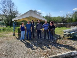 Formation au montage de tentes et structures aux salariés de La Fabrique