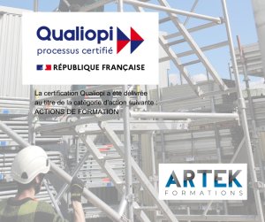 La certification qualité QUALIOPI renouvelée pour ARTEK Formations